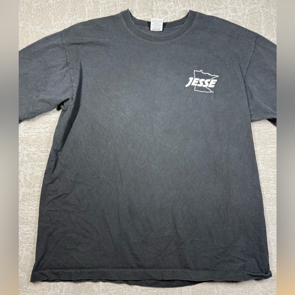 Vintage Minnesota Governor Jesse Black Men T-Shirt Size XXL